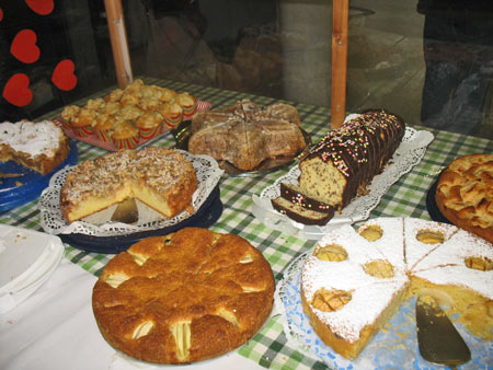 Kuchenangebot Weihnachtsmarkt Schloßberg